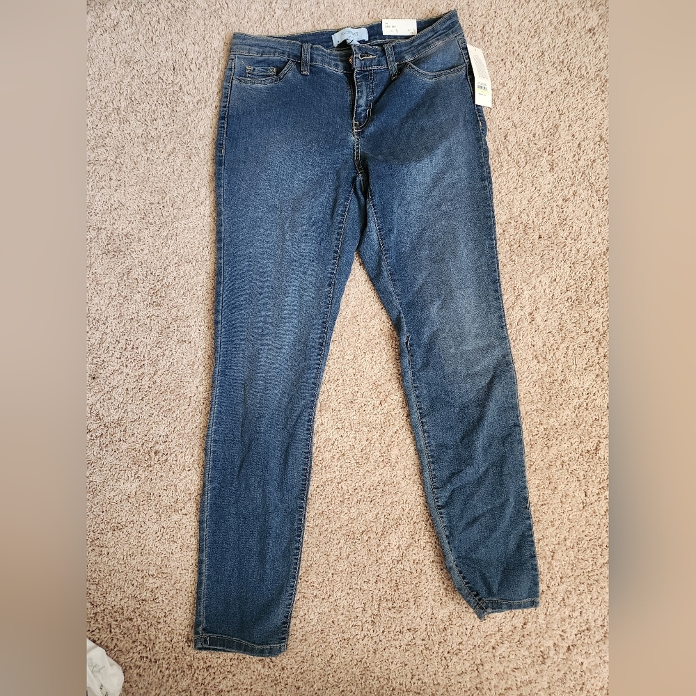 Ellen Tracy Dark Blue Skinny Jeans